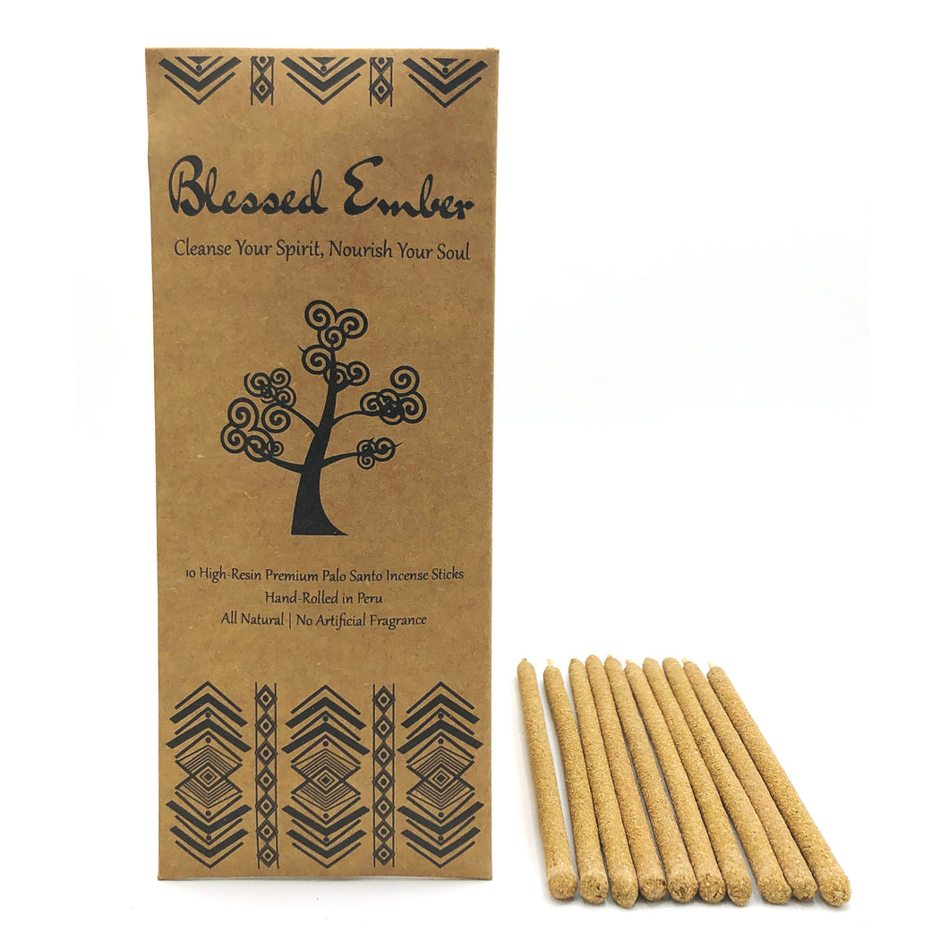 Palo Santo Hand-Rolled Incense Sticks Refill - 10 Sticks