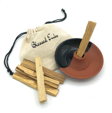 Load image into Gallery viewer, Terracotta Clay Palo Santo Kit - Black
